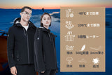 【宇宙服素材＋3段階ヒーター機能】僅か500ｇ、-40℃まで防寒ジャケット